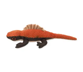 Dschungel-Eidechse „Dschungel“ von Dog Fantasy, orange, 45 cm / Hundespielzeug / Plüschtier