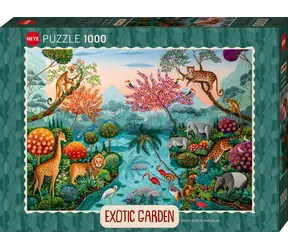 HEYE Puzzle Exotischer Garten: Lagunenparadies / 1000 Teile / 70 x 50 cm