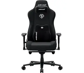 Anda Seat Novis PLUS XL schwarz / Gaming-Stuhl / Stoffbezug / Größe XL