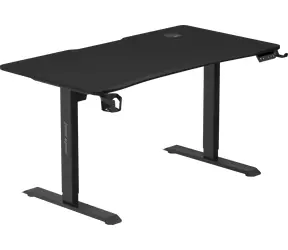 Anda Seat Xtreme Pro schwarz / Gaming-Tisch / Tischplattenbreite 140 cm / Stahlkonstruktion / Kabelmanagement