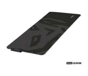 Diablo Chairs LED Edition, schwarz / Gaming-Matte / RGB-LED-Hintergrundbeleuchtung / 800 × 300 mm / USB