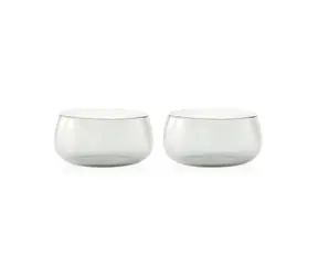 AdHoc YUNA dunkles Glas / Schale / Borosilikatglas / 330 ml / 2 Stück