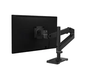 Ergotron LX Pro Schreibtisch-Monitorarm, hohe Stange, schwarz / Schreibtisch-Monitorarm
