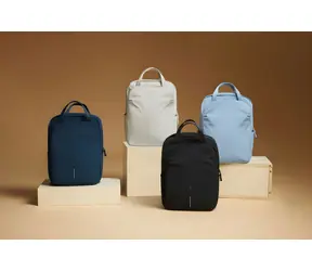 XD Design Soft Tote blau / Sicherheitsrucksack für Laptops bis 16 Zoll / 12-15 Liter / RFID-Fach