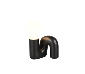Reality Trio schwarz / Tischleuchte / G9 / 5 W / Keramik und Glas / IP20