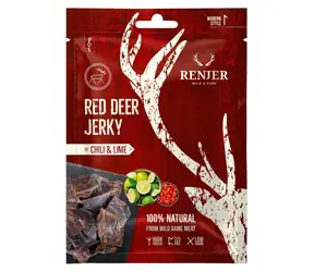 Renjer Modern Nordic Red Deer / Getrocknetes Hirschfleisch / Chili & Limette / 25 g
