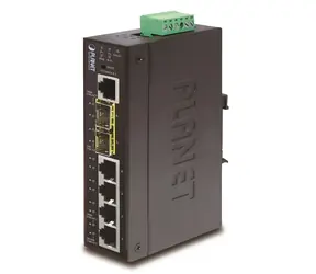 Planet IGS-5225-4T2S / Industrie-Switch / L3 / 4X RJ-45 1Gb / 2x SFP 2,5Gb / -40 bis 75°C / IP30