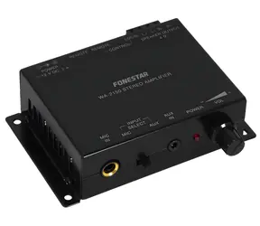 Fonestar Wandverstärker / Vollverstärker / Klasse D / 2 x 15 W / 4  / Mikrofon + AUX