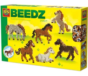 SES Creative Beedz Aufbügelperlen Wildpferde / 2100 Stück / ab 5 Jahren