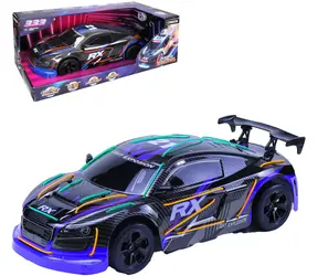 WIKY RC-Auto mit Lichteffekten / 2,4 GHz / Maßstab 1:10 / 15 km/h / mit Licht / ab 3 Jahren