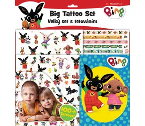JIRI MODELS Tattoo-Buch Bing Bunny / über 100 Tattoos / 36,5 x 39 cm / ab 3 Jahren