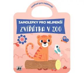 JIRI MODELS Stickerbuch Tiere im Zoo / 12 farbige Seiten / über 45 Sticker
