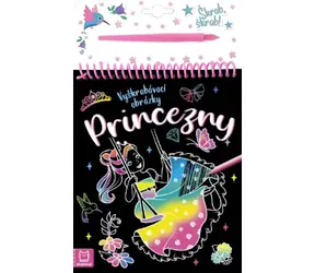 Prinzessinnen-Rubbelbilder / 10 Bilder / Rubbelstift / 16 x 26,5 cm