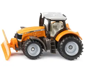 Siku Massey Ferguson Traktor mit Pflug 1564 / Metall und Kunststoff / Orange / ab 3 Jahren