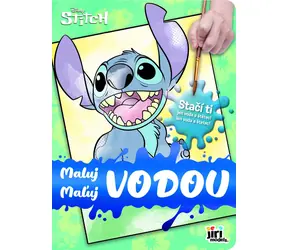 JIRI MODELS Malen mit Wasser Lilo & Stitch / Wasserfarben-Malbücher / 8 Bilder / 19,5 x 26,5 cm