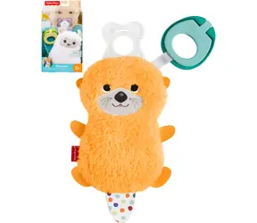 Fisher Price Plüsch-Schnullerclip / Spielzeug / Plüschtier / Otter, Lama / ab Geburt