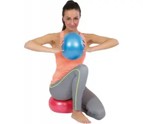 Merco Overball 25 cm schwarz / Gymnastikball / Kunststoff / Für Gleichgewichts- und Rehabilitationsübungen