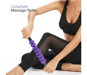 Merco Roller Stick schwarz / Massagestab / 47,5 cm / Kunststoff