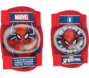 SEVEN Spiderman Ellbogen- und Knieschoner, pink / Set / 1 Paar / Kunststoff