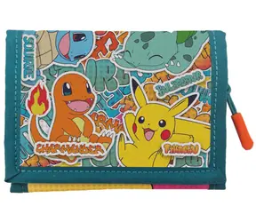 Pokémon Urban Kindergeldbörse, faltbar / Geldbörse / 29 x 13,5 cm / Polyester