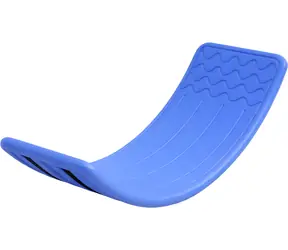 Merco Balance Board Wave Blau / Balance Board / rutschfest / Tragkraft 50 kg / 81 x 28 x 20 cm