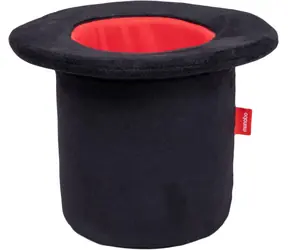 MORAVSKÁ ÚSTŘEDNA Zauberhut Pokustón 15 cm / Plüsch / Bob- und Bobek-Lizenz / ab Geburt