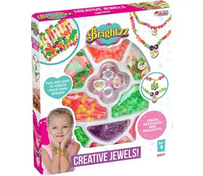 Bino Perlenfädelset mit Anhängern / Kreatives Set / Armbänder und Halsketten / ab 3 Jahren