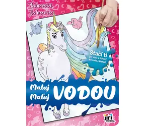JIRI MODELS Wasserfarben-Malbücher Einhörner / 8 Bilder / ab 3 Jahren