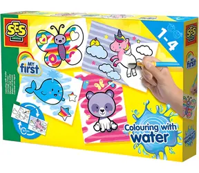 SES Creative Mein erstes Gemälde mit Pinsel und Wasser Phantastische Tierwesen / aus dem 1. Lebensjahr