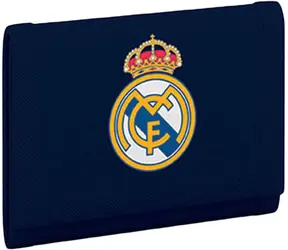Kindergeldbörse Fußball / Geldbörse / Faltbar / Textil / Klettverschluss