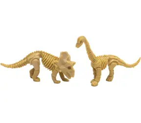 EFKO IGRÁČEK Paläontologe / Figur mit Dinosaurier-Skelett-Ausgrabungen / Triceratops und Brachiosaurus / ab 5 Jahren