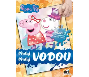 JIRI MODELS Wasserfarben-Malbuch Peppa Pig I / 8 Bilder / ab 3 Jahren