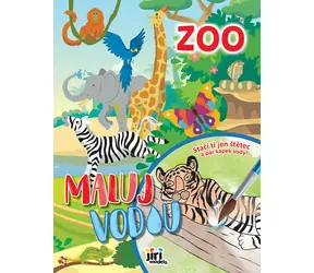 JIRI MODELS Wasserfarben-Malbücher Zootiere / Wasserfarben-Malbücher / 23 Bilder / A4-Format