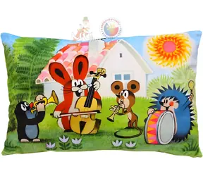 Mährisches Zentralkommunikationskissen Muttermalband / 45 x 30 cm / Mikrovelours / ab Geburt