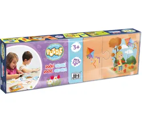 JIRI MODELS Lernpuzzle Jahreszeiten / Für Vorschulkinder / 26 Teile