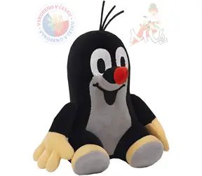 MORAVSKÁ ÚSTŘEDNA Sprechendes Maulwurf-Plüschtier / 15 cm / ab 3 Jahren / 3x LR44-Batterien