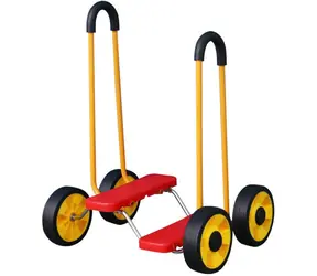 MERCO Laufrad mit Griffen, rot / Belastbarkeit 50 kg / ab 3 Jahren / 43 x 34 x 58 cm