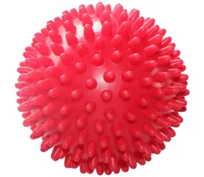 Merco Soft Hedgehog Massageball Rot / Massagehilfe / Durchmesser 9 cm