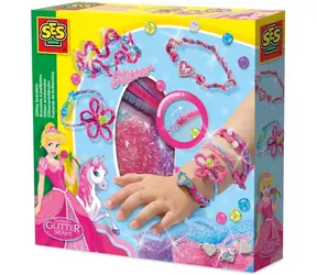 SES Creative Glitzerarmband-Bastelset / Kreativset / 4-12 Jahre