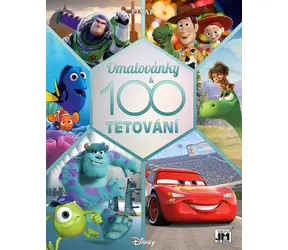 JIRI MODELS Disney Tattoo Malbuch für Jungen / 24 Seiten / 100 Tattoos