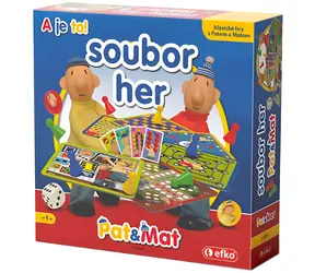 EFKO Pat and Mate Spielset / Brettspiel / Familie / 50 Spielvarianten / ab 5 Jahren