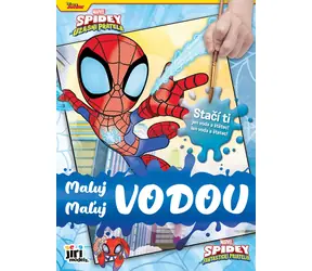 JIRI MODELS Wasserfarben-Malbuch Spidey und seine Freunde / Wasserfarben-Malbuch / 8 Bilder / 19,5 × 26,5 cm