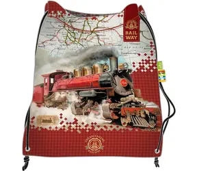 Argus Turnbeutel für Hausschuhe / Rucksack / Polyester / 37 x 44 x 10 cm
