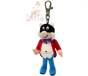 Mährisches Zentralamt Plüsch-Schlüsselanhänger Myšpulín / Plüsch und Metall / 12 cm / Lose