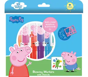 JIRI MODELS Peppa Pig Pussmarker / 10+1 Stück / 6 Vorlagen / Block 48 Seiten