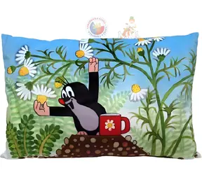 MORAVSKÁ ÚSTŘEDNA Kissen Maulwurf Kamille / 45 x 30 cm / Textil / Vorschulkinder