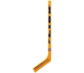 ACRA Hockeyschläger Löwe Mini gelb / Kunststoff / 30 cm / ab 3 Jahren