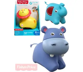 Fisher Price Rassel-Mobile Tier / Löwenjunges, Elefant, Nilpferd / Kunststoff / ab 6 Monaten