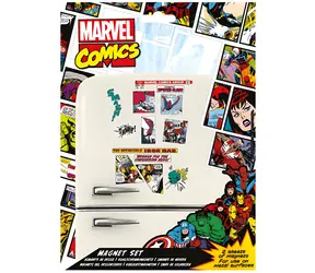 MARVEL COMICS Magnetset / Magnete / 21 Stück / Metall