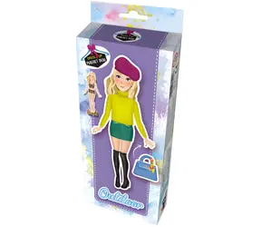 JIRI MODELS Magnetpuppe Outdoor / Anziehspiel / 29 Teile / Holzsockel